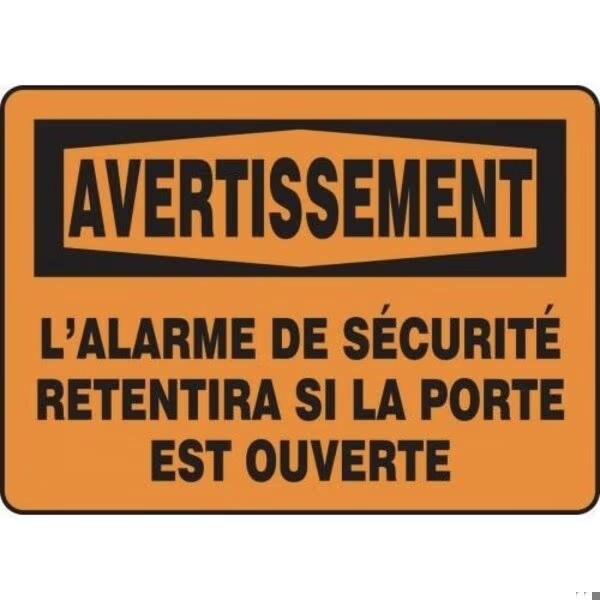 Accuform OSHA DANGER SAFETY SIGNS CONFINED MCSP051XL MCSP051XL - main